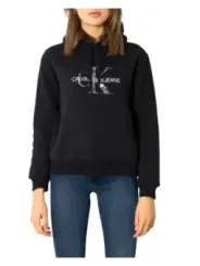 Grauer Hoodie mit weißem CK-Logo