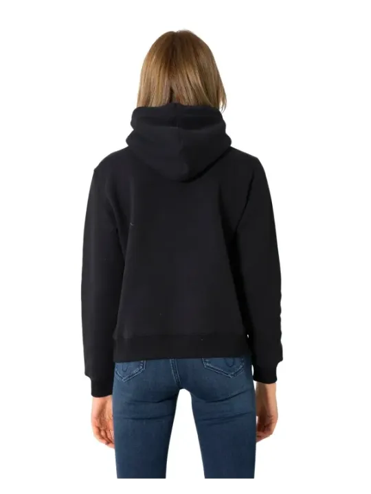 Schwarzer Calvin Klein Crop Hoodie