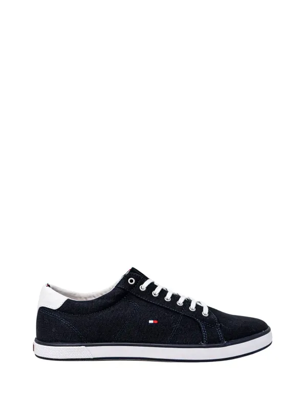 Tommy Hilfiger schwarze Denim-Sneaker Tommy Hilfiger schwarze Denim-Sneaker