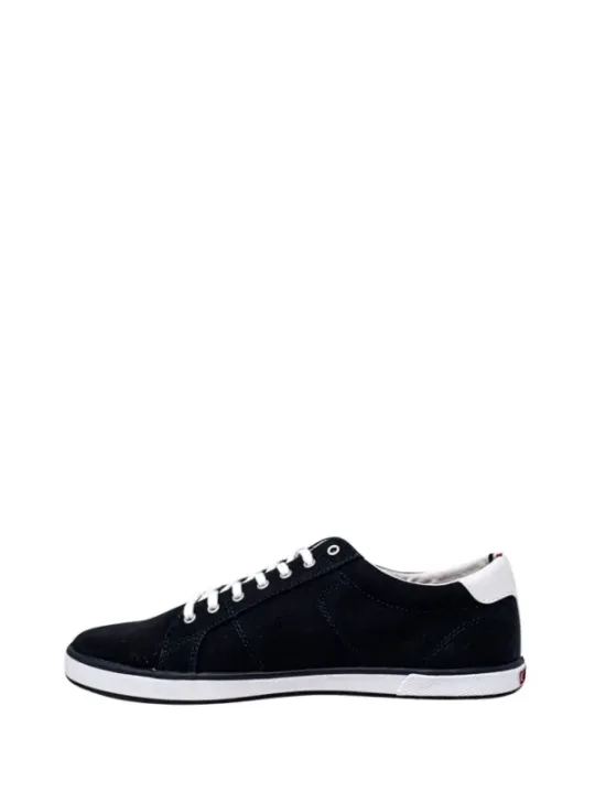 Schwarze Tommy Hilfiger Leder Sneaker