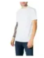 Weißes Armani Exchange Rundhals-T-Shirt