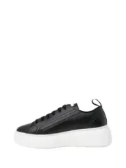 Schwarze weiße Herren Sneaker