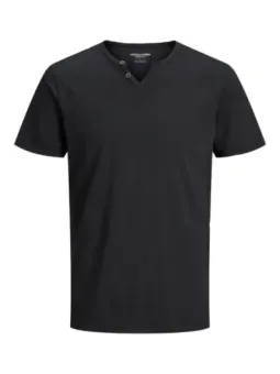 Graues Jack & Jones V-Ausschnitt T-Shirt