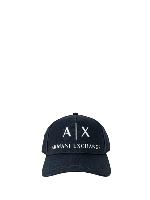 Schwarze Armani Exchange Baseballkappe