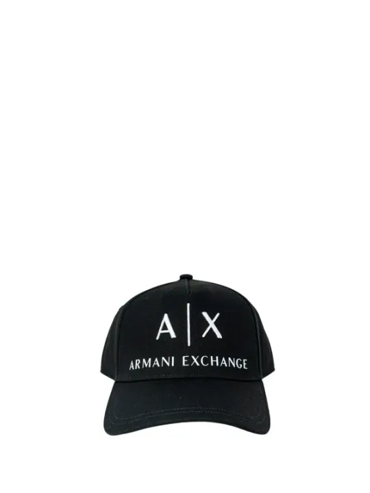 Schwarze Armani Exchange Baseballkappe