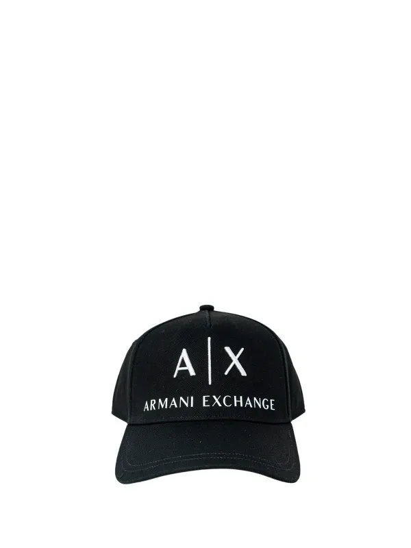 Schwarze Armani Exchange Baseballkappe Schwarze Armani Exchange Baseballkappe