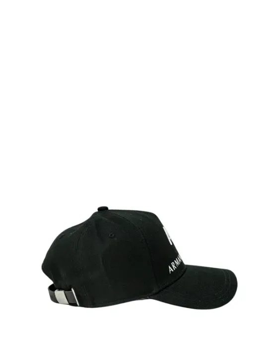 Schwarze Armani Exchange Baseballkappe