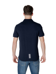 Marineblaues Ea7 Poloshirt
