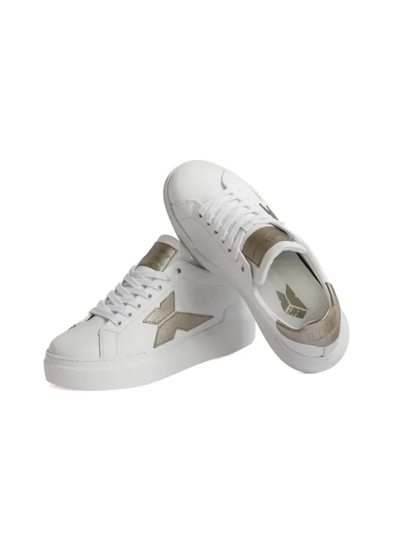 Weiße Sneaky Leder-Sneaker 212229 Weiße Sneaky Leder-Sneaker 212229