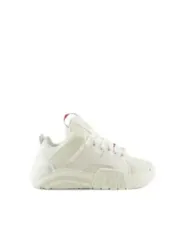 Weiße Gcds Sneaker mit roten Akzenten