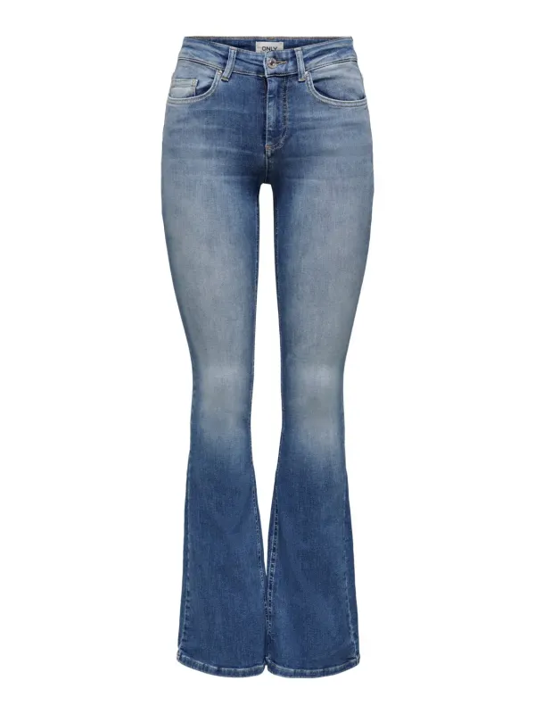 Helle Jeans, gerades Bein, Baumwolle Helle Jeans, gerades Bein, Baumwolle