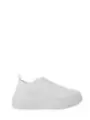 Weiße Armani Exchange Sneaker seitlich