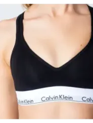 Schwarzer Calvin Klein BH Nahaufnahme