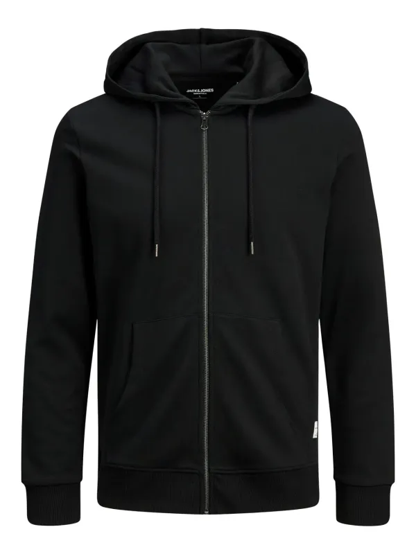 Schwarzer Reißverschluss Kapuzenpullover Jack & Jones Schwarzer Reißverschluss Kapuzenpullover Jack & Jones