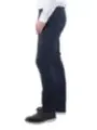 Dunkelblaue Herrenstoffhose