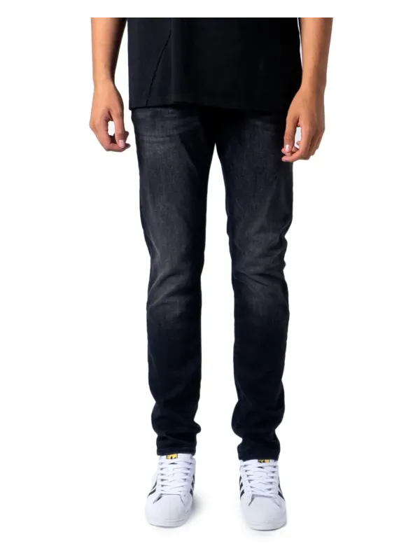 Distressed schwarze Jack & Jones Jeans Distressed schwarze Jack & Jones Jeans