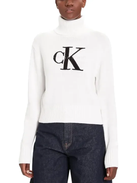 Calvin Klein Damenpullover Maglia Jeans - Stil & Komfort