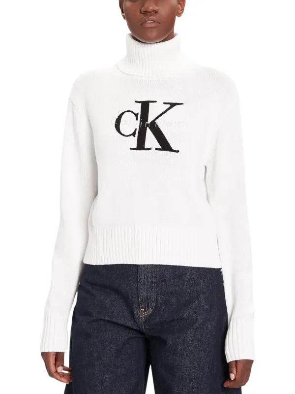 Calvin Klein Damenpullover Maglia Jeans - Stil & Komfort Calvin Klein Damenpullover Maglia Jeans - Stil & Komfort