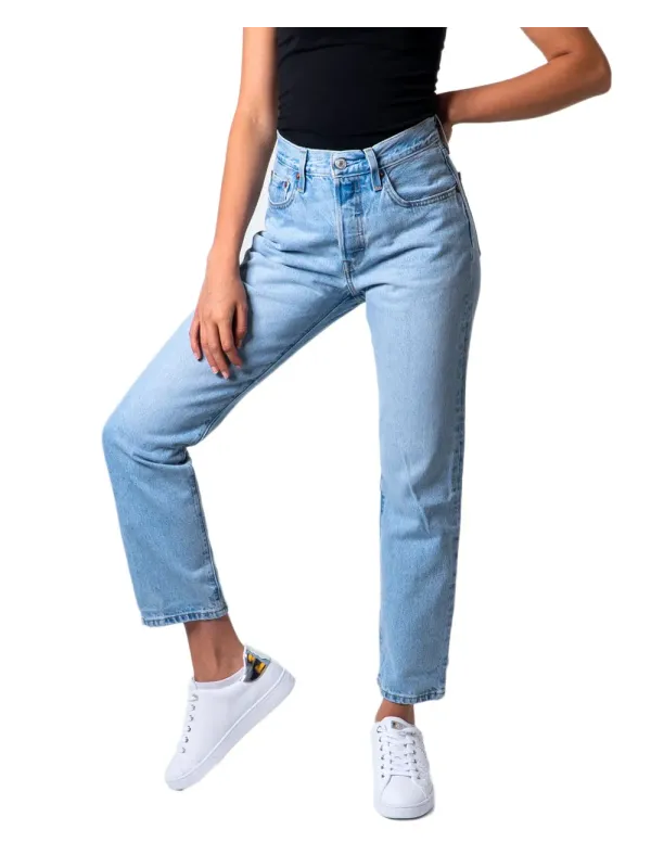 Helle, geschnittene Jeans mit geradem Bein Helle, geschnittene Jeans mit geradem Bein