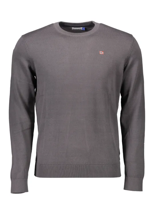 Grauer Herrenpullover von Napapijri – Stil & Komfort Grauer Herrenpullover von Napapijri – Stil & Komfort