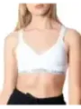 Weißer Calvin Klein Bralette mit Logo
