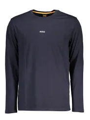 HUGO BOSS Herren Langarmshirt Blau – Stil & Komfort