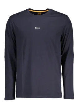 HUGO BOSS Herren Langarmshirt Blau – Stil & Komfort