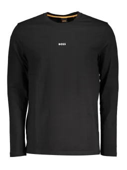 BOSS Herren Langarmshirt Schwarz - Eleganz & Komfort