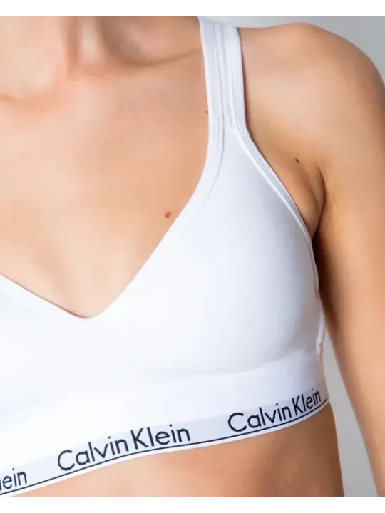 Weißer Calvin Klein Damen-BH bequem