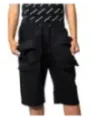 Schwarze Cargoshorts mit vielen Taschen