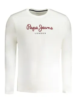 "PEPE JEANS Herren T-Shirt Weiß - Kurzarm, stilvoll"