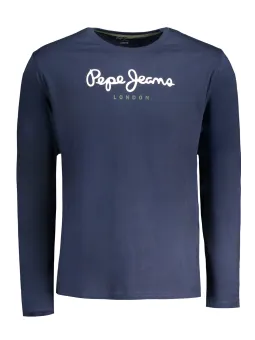 "Pepe Jeans Herren T-Shirt Blau Kurzarm – Stilvoll & Bequem"