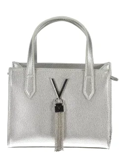 "Valentino Bags Divina: Silberne Damentasche, Einzelstück"