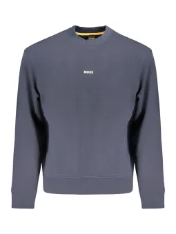 "HUGO BOSS Herren Sweatshirt Blau mit Reißverschluss"