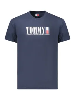 Tommy Hilfiger Herren Kurzarmshirt Blau - Stilvoll & Bequem
