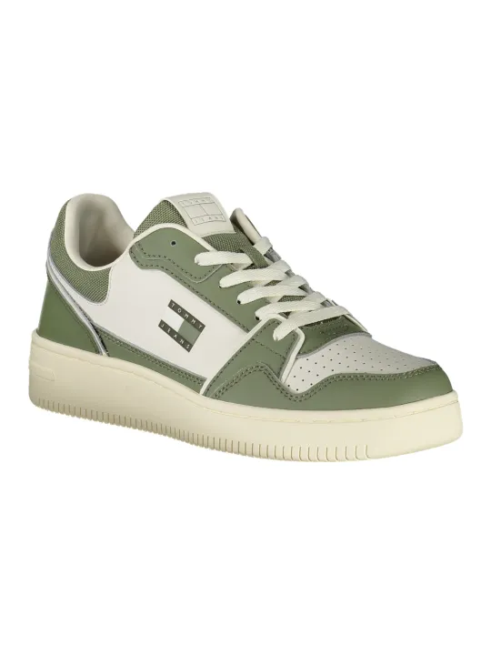 "Tommy Hilfiger Herren Grüne Sneakers - Sportlich & Stilvoll"