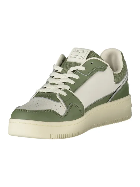 "Tommy Hilfiger Herren Grüne Sneakers - Sportlich & Stilvoll"