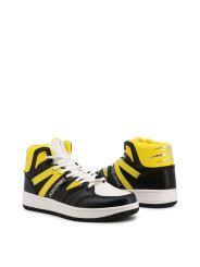Gelbe und schwarze Plein Sport Sneaker