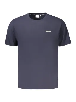 Pepe Jeans Herren T-Shirt Blau - Kurzarm, Stilvoll & Bequem