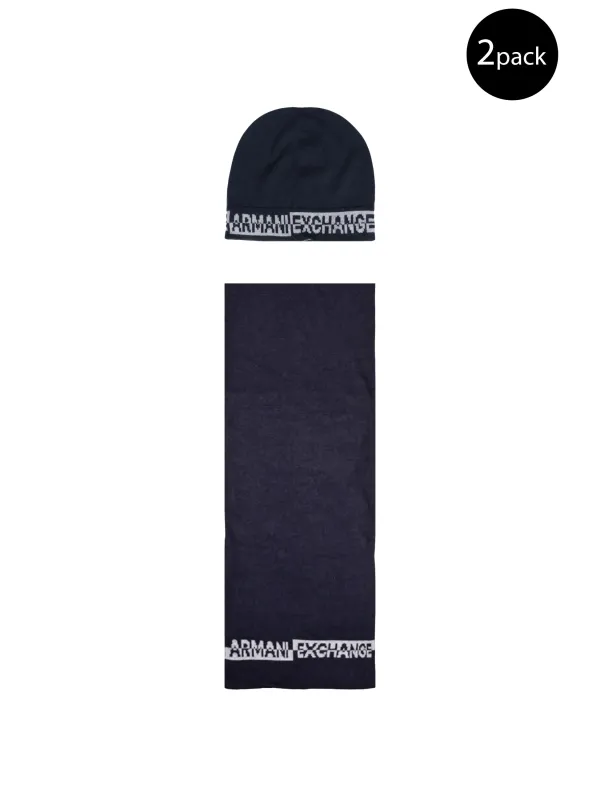 Armani Exchange Winter Mütze Schal Set