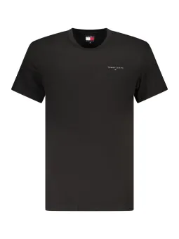 Tommy Hilfiger Herren T-Shirt Schwarz – Kurzarm, Stilvoll