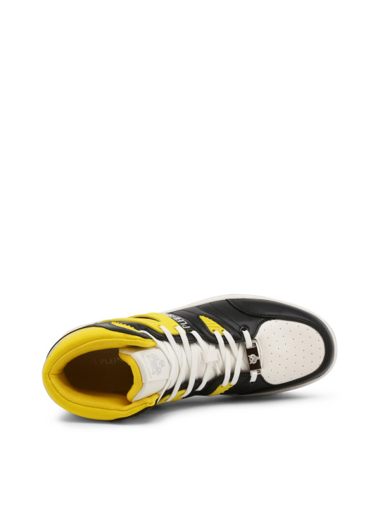 Gelbe und schwarze Plein Sport Sneaker