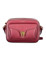 Einzigartige Coccinelle Lila Damentasche – Seltene Rarität