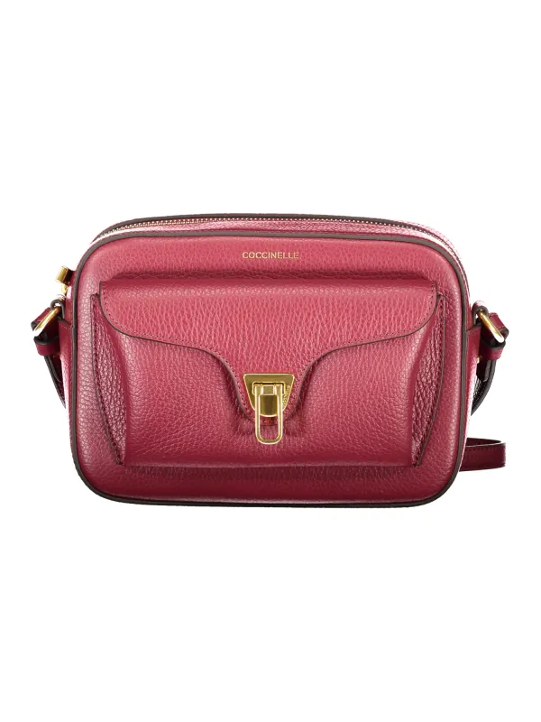 Einzigartige Coccinelle Lila Damentasche – Seltene Rarität