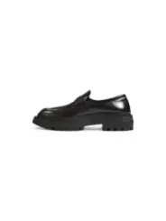 Schwarzer Love Moschino Mokassin Schuh