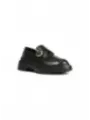 Schwarzer Leder Loafer mit Riemen