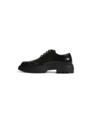 Schwarze Leder Love Moschino Schnürschuhe