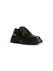 Schwarze Love Moschino Schnürschuhe