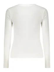 "Guess Damen Langarmshirt Weiß – Stilvolles Basic-Shirt"