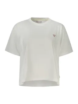 "Guess Damen Kurzarm T-Shirt Weiß – Stilvoll & Bequem"